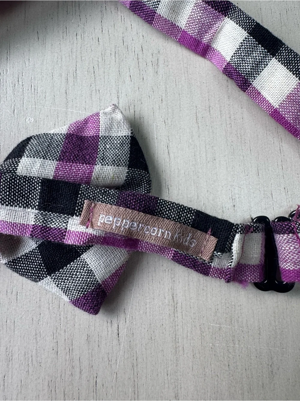Peppercorn Kids | Checkered Bow Tie